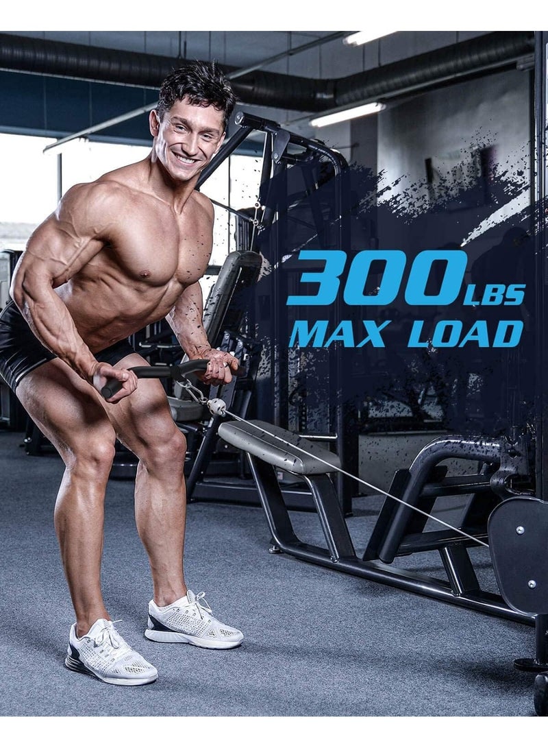 jaexest 19-Inch LAT Pulldown Bar – Upgraded Cable Machine Attachment for Home Gym – Curl & Triceps Press Down Bar Handle for Pulley System – Universal Rowing LAT Bar - Image 4